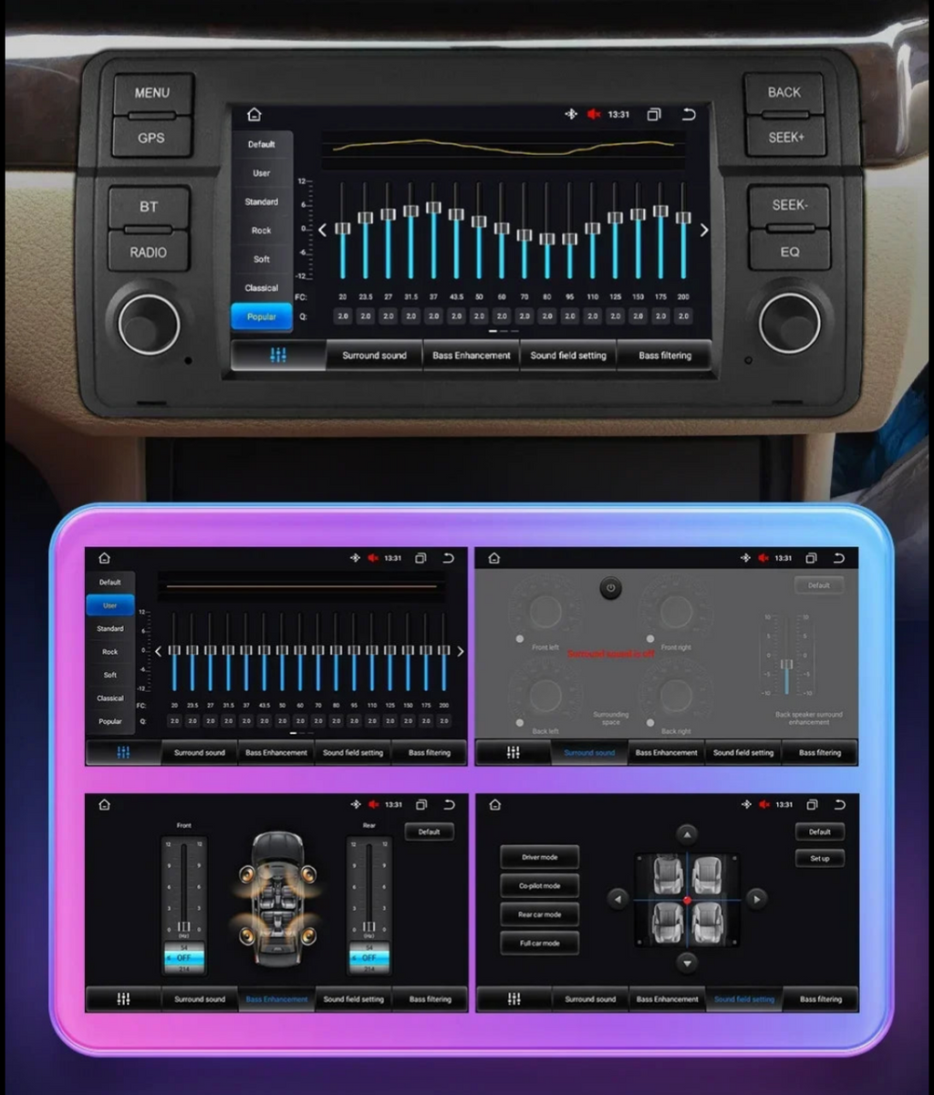 Apple Carplay/Android Auto retrofit kit for BMW 7 Series E38 (1995 to 2001)
