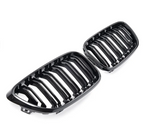 BMW 2 Series F22 black front kidney grilles (2014 to 2022)