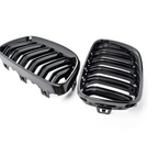 BMW 2 Series F22 black front kidney grilles (2014 to 2022)