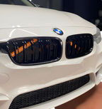 BMW 3 Series F30 F31 Black Front Grilles M-Look (2011 to 2019)