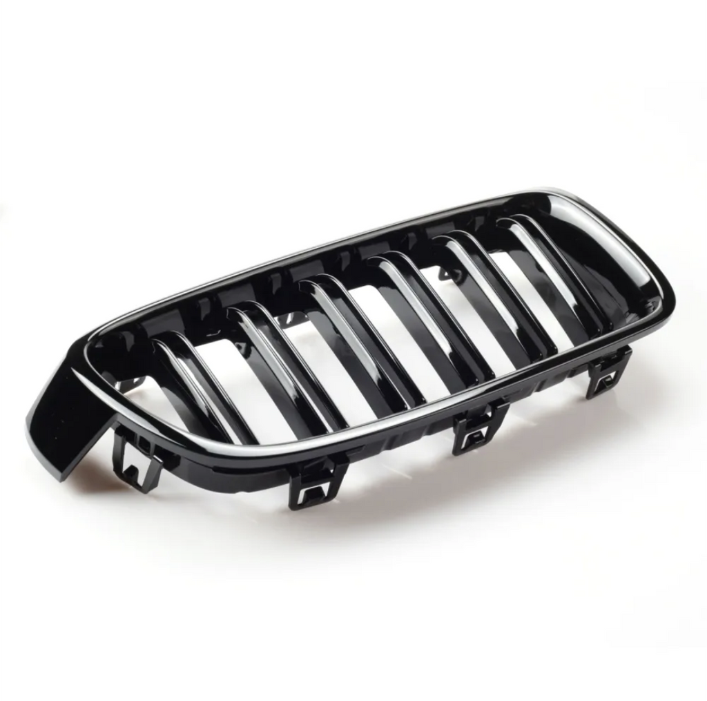 BMW 3 Series F30 F31 Black Front Grilles M-Look (2011 to 2019)