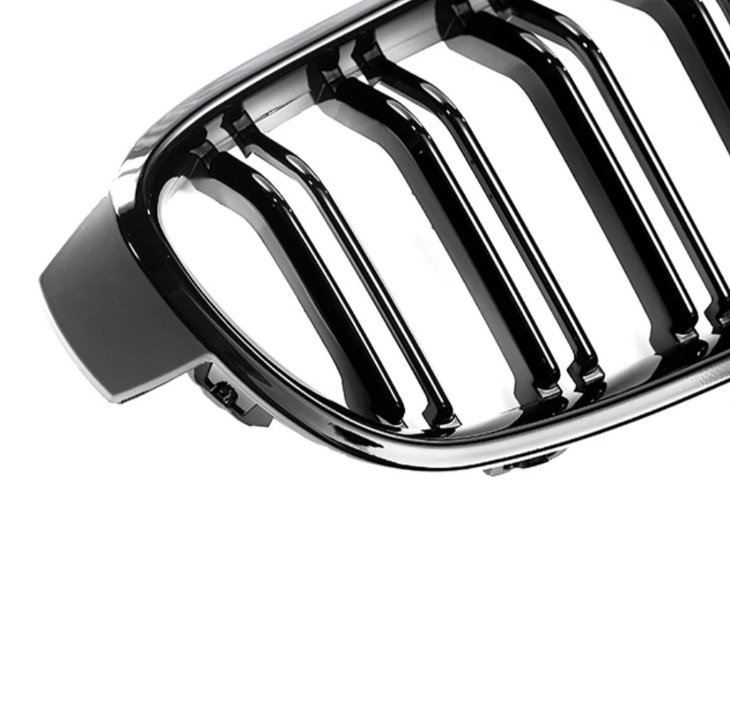 BMW 3 Series F30 F31 Black Front Grilles M-Look (2011 to 2019)