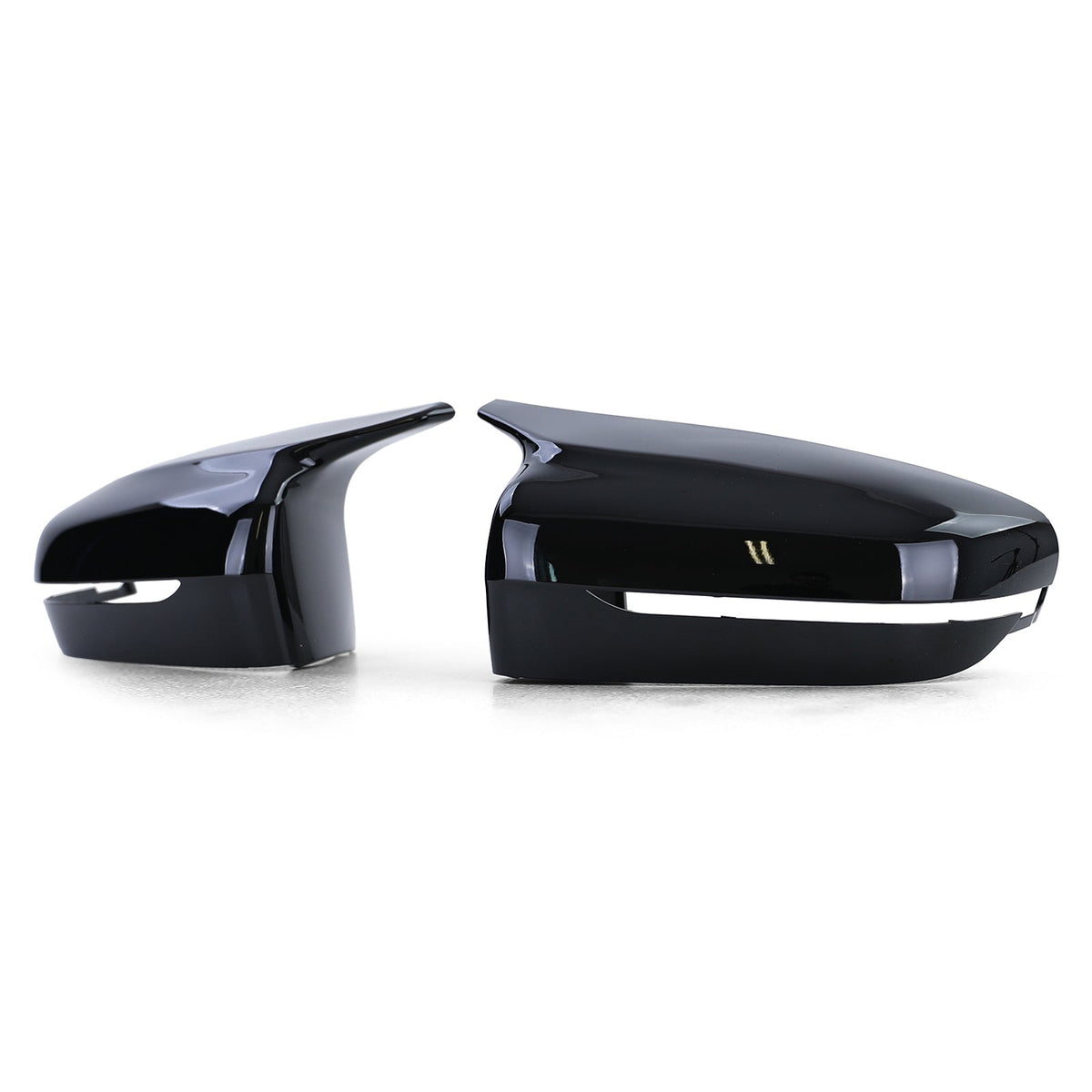 M-look Glossy Black Side Mirror Caps for BMW 5 Series G30  - 2018 to 2022