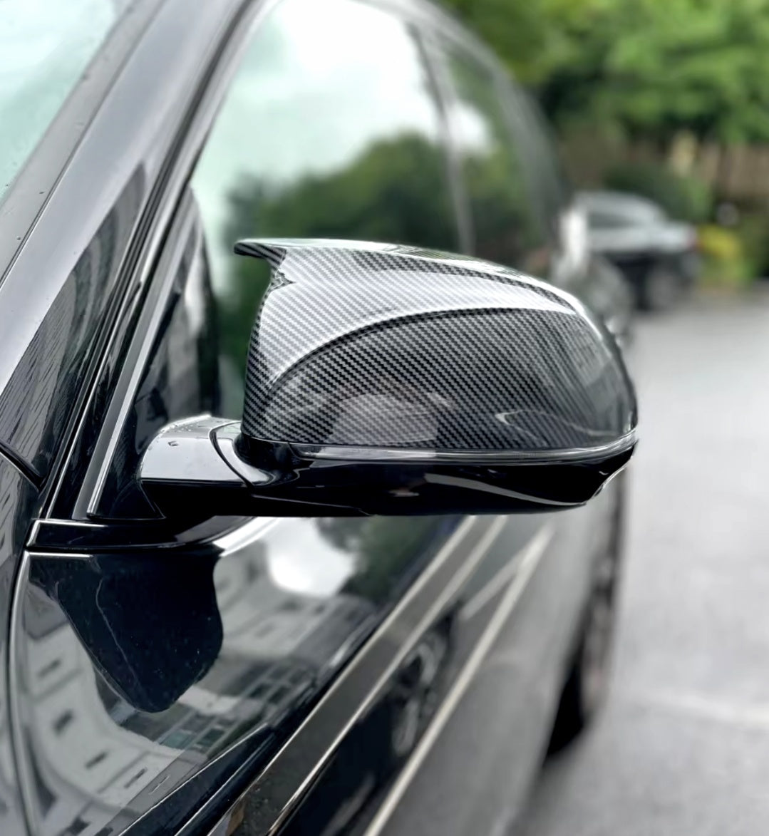 M-look Carbon Fiber Mirror Caps for BMW X3 G01 - 2017 to 2024