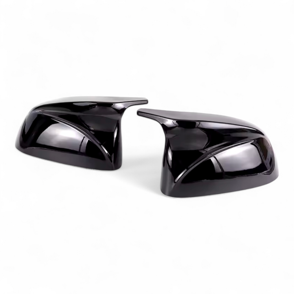 BMW M-look glossy black mirror caps for BMW X7 G07 - 2019 to 2025