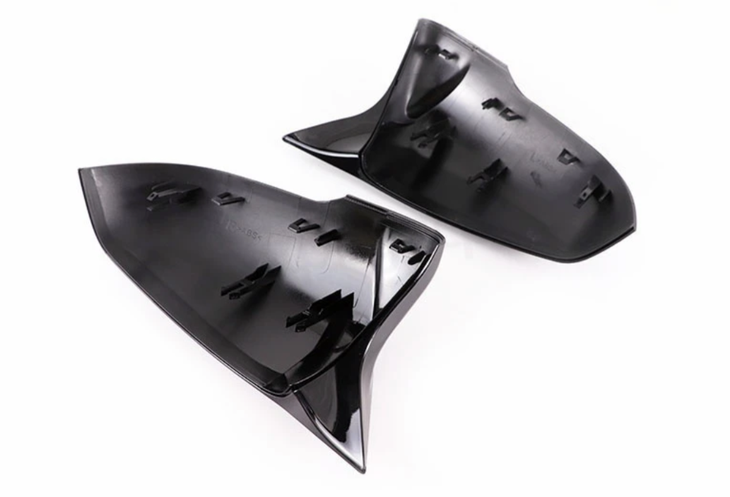 BMW M look glossy black mirror caps for BMW 2 Series F22 and M2 F87 (2014 to 2021)
