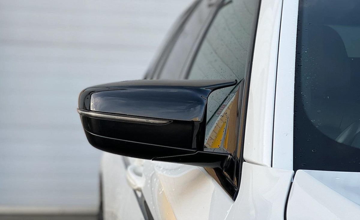 BMW M4 Competition-look glossy black mirror caps for BMW 4 Series G22 - 2019 to 2026