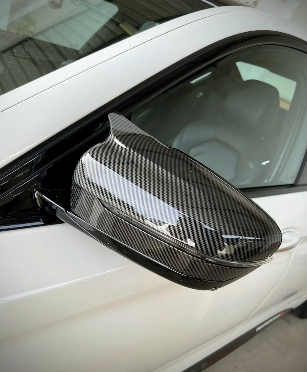 BMW Carbon Fiber Mirror Caps for BMW 5 Series G30 M5 Competition-Look - 2018 to 2023