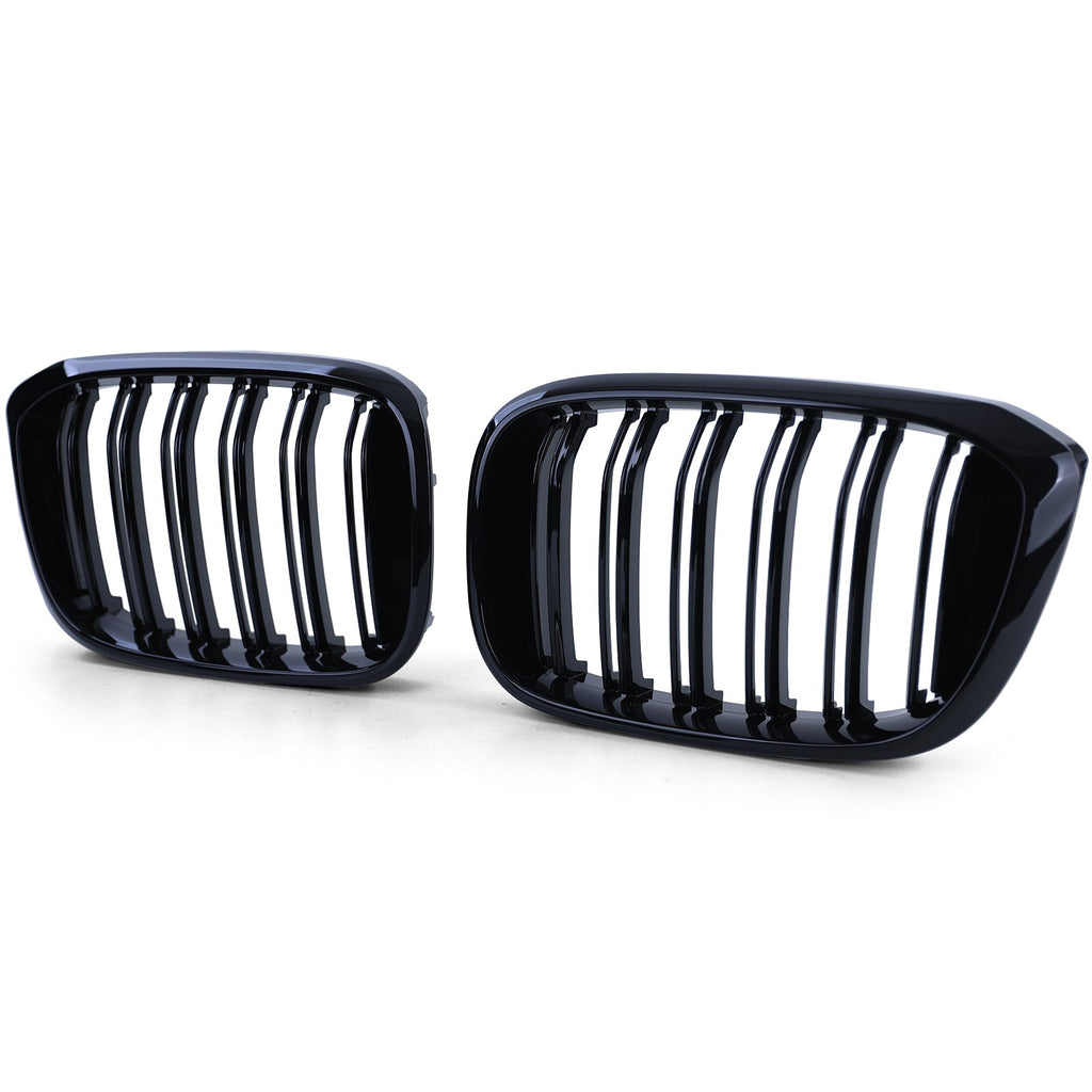 BMW X3 G01 Gloss Black Front Grilles Set (2018 to 2022)