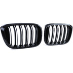 BMW X3 G01 Gloss Black Front Grilles Set (2018 to 2022)