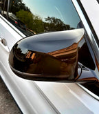 M-look Glossy Black Mirror Caps for BMW X4 F26 - 2014 to 2018