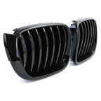 BMW X4 F26 Gloss Black Front Grilles M-look (2014 to 2018)