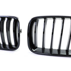 BMW X3 F25 Gloss Black Front Grilles M-look (2010 to 2017)