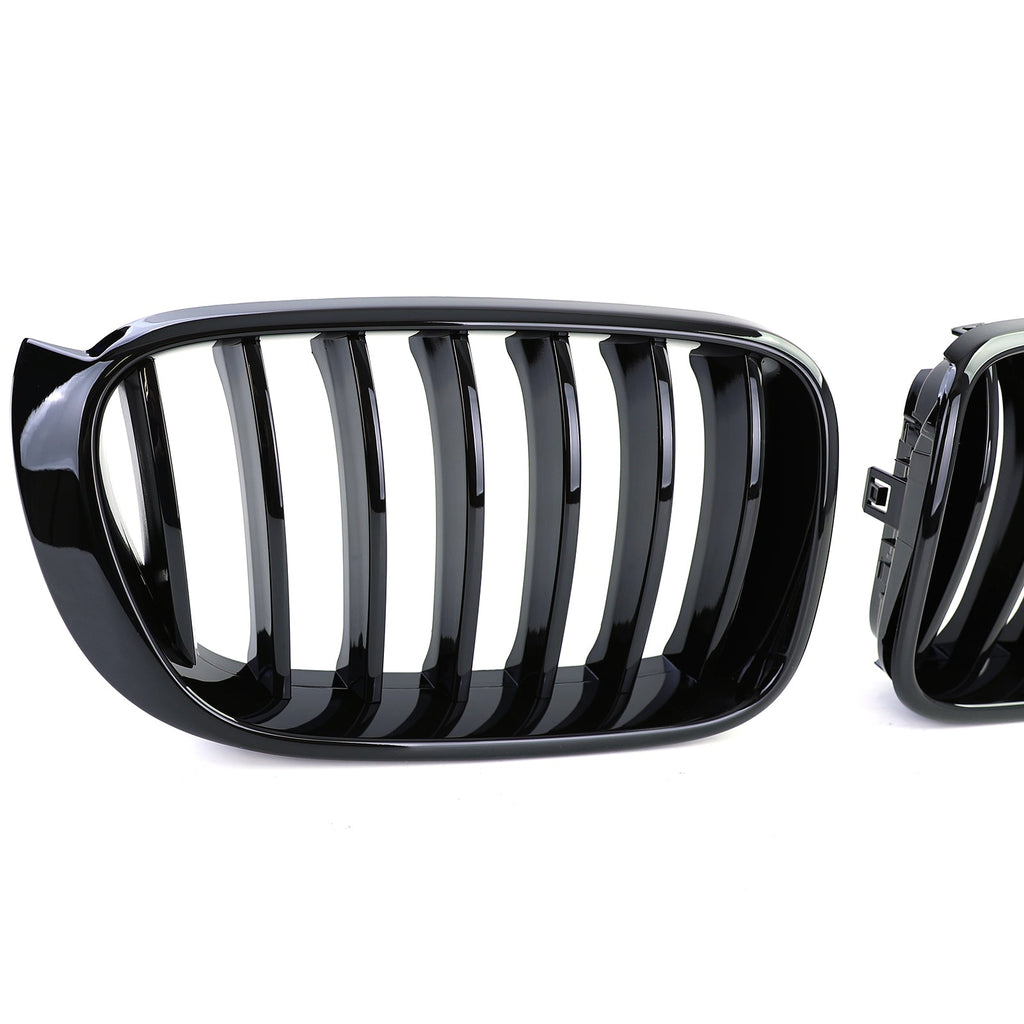 BMW X4 F26 Gloss Black Front Grilles M-look (2014 to 2018)