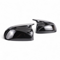M-look Glossy Black Mirror Caps for BMW X4 G02 - 2018 to 2023