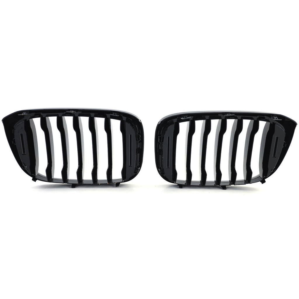 BMW X4 G02 Gloss Black Front Grilles Set (2018 to 2021)