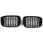 BMW X4 G02 Gloss Black Front Grilles Set (2018 to 2021)