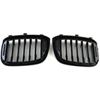 BMW X4 G02 Gloss Black Front Grilles Set (2018 to 2021)