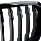 BMW X4 G02 Gloss Black Front Grilles Set (2018 to 2021)
