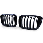 BMW X4 G02 Gloss Black Front Grilles Set (2018 to 2021)