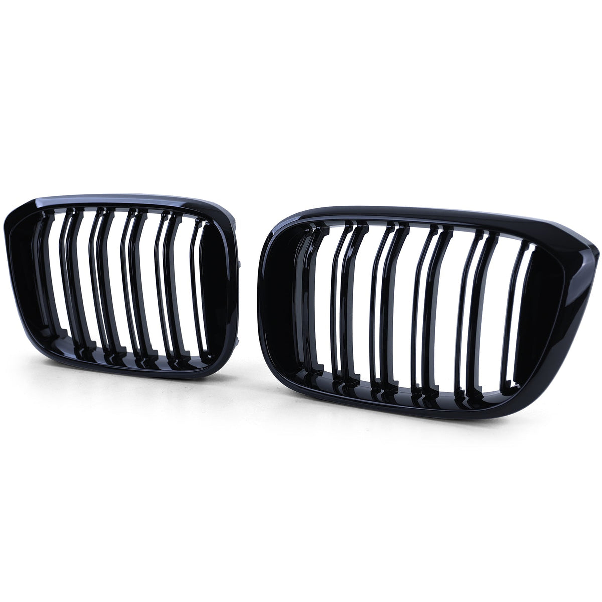 BMW X4 G02 Gloss Black Front Grilles Set (2018 to 2021)