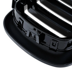 BMW X6 F16 Dual-Slat Gloss Black Front Kidney Grilles (2014 to 2018)