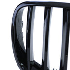 Gloss Black Front Grill Set M-look for BMW X6 E71 (2006 to 2014)