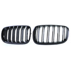 Gloss Black Front Grilles M-look for BMW X5 E70 (2006 to 2014)