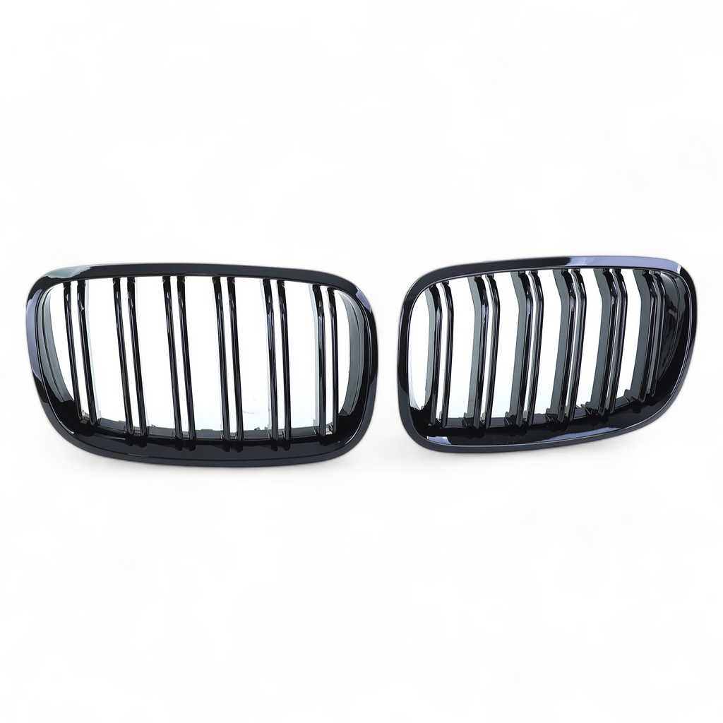 Gloss Black Front Grill Set M-look for BMW X6 E71 (2006 to 2014)