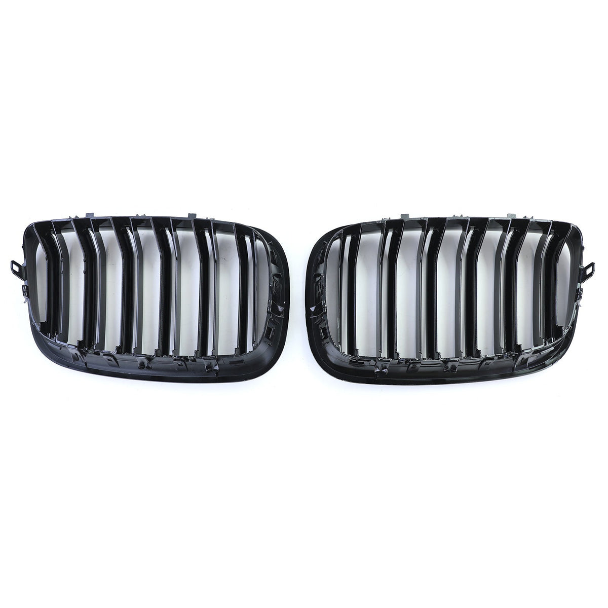 Gloss Black Front Grill Set M-look for BMW X6 E71 (2006 to 2014)