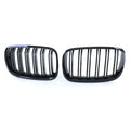 Gloss Black Front Grilles M-look for BMW X5 E70 (2006 to 2014)