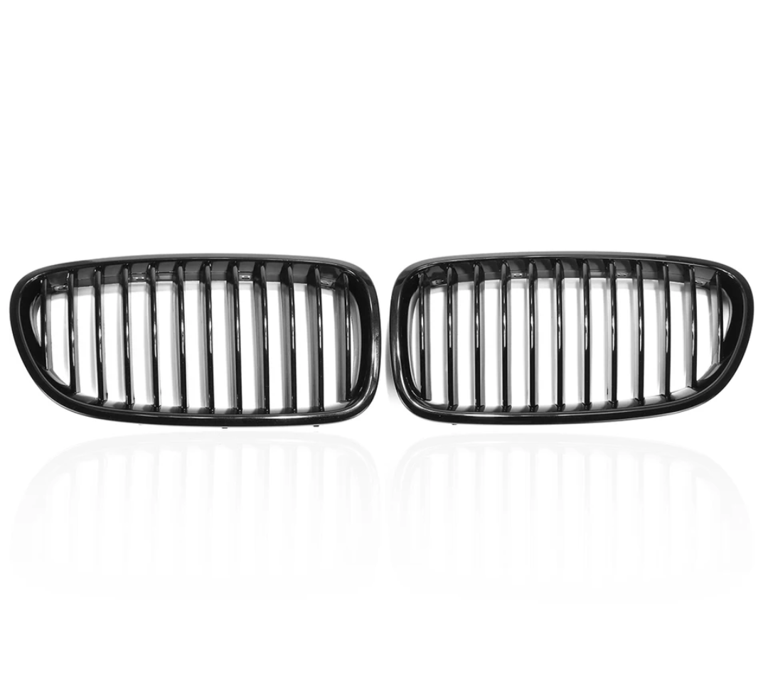 Glossy Black Front Grilles for BMW 5 Series F10 F11 M5-Look (2010 to 2017)