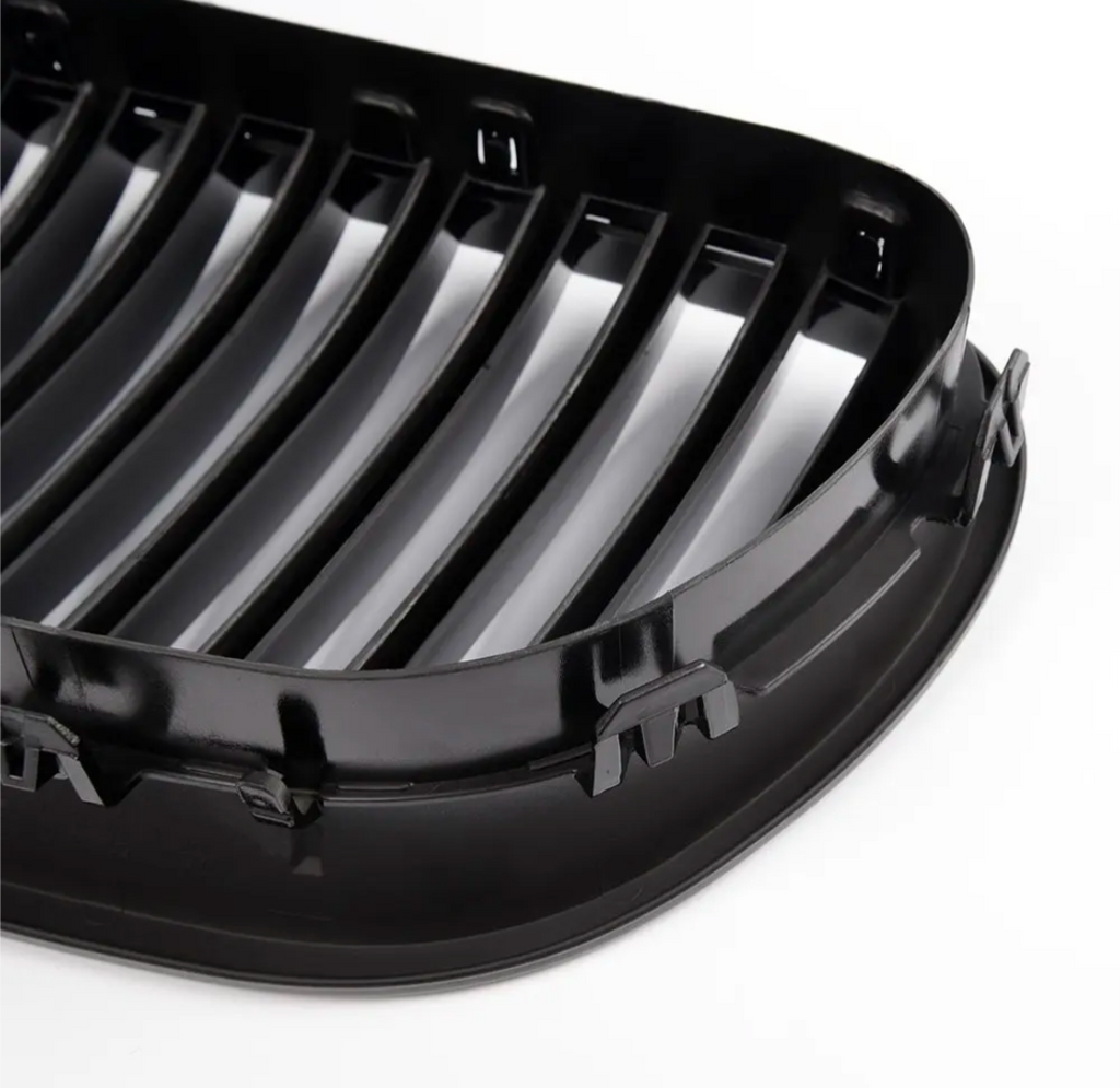 Glossy Black Front Grilles for BMW 5 Series F10 F11 M5-Look (2010 to 2017)