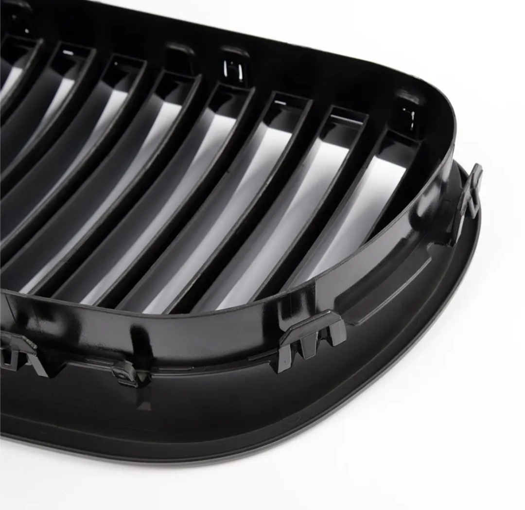 Glossy Black Front Grilles for BMW 5 Series F10 F11 M5-Look (2010 to 2017)