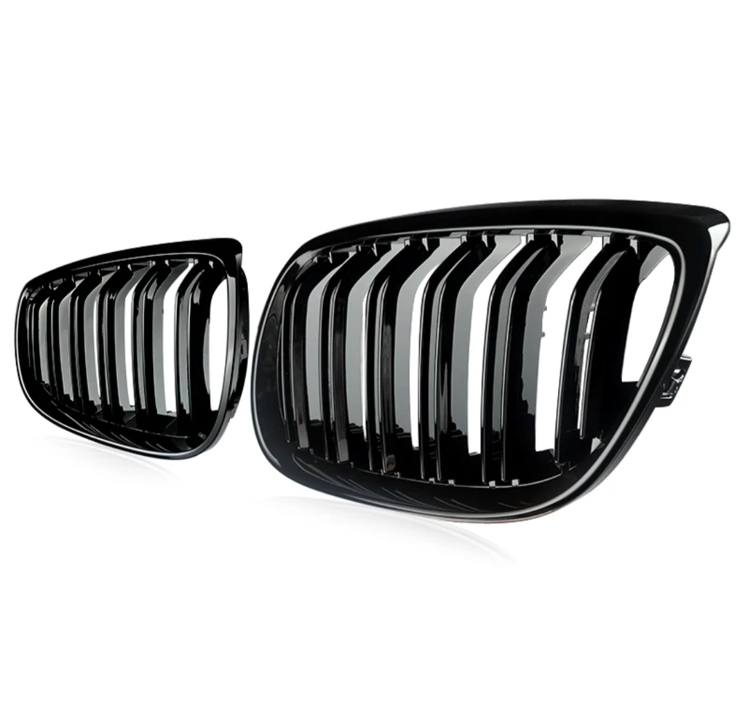 Glossy Black Front Grilles for BMW 5 Series F10 F11 M5-Look (2010 to 2017)