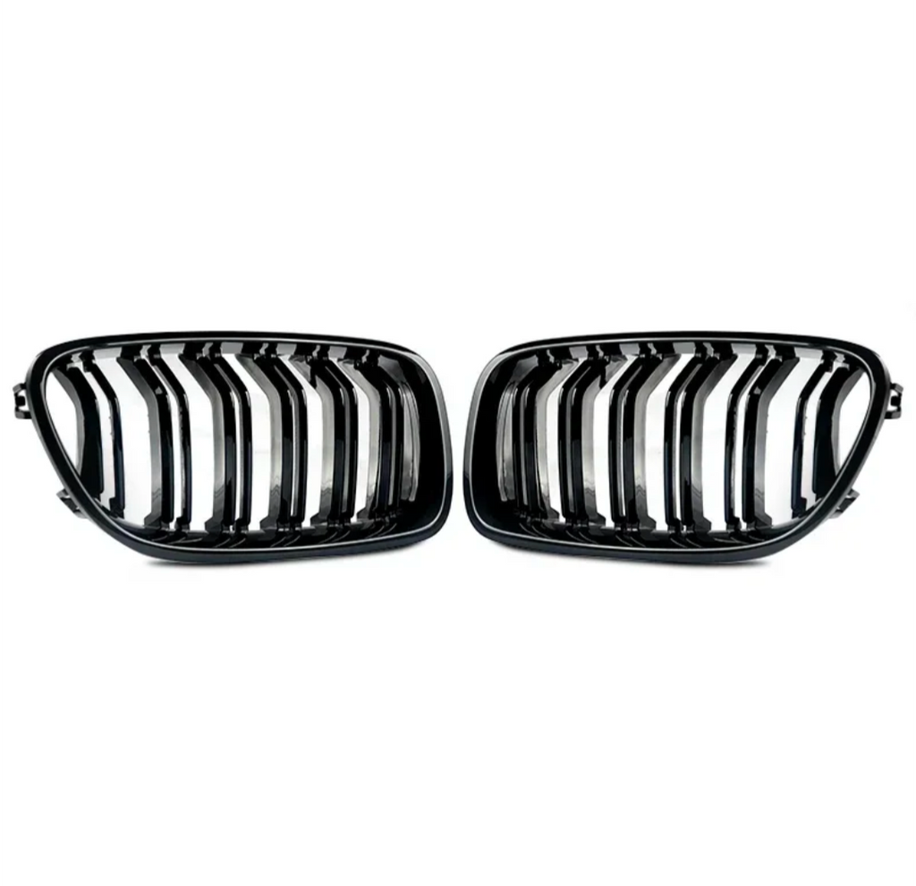 Glossy Black Front Grilles for BMW 5 Series F10 F11 M5-Look (2010 to 2017)