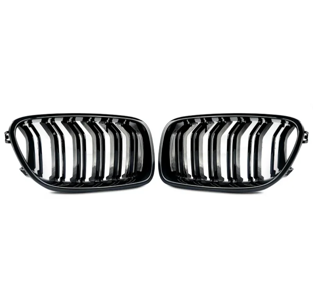 Glossy Black Front Grilles for BMW 5 Series F10 F11 M5-Look (2010 to 2017)