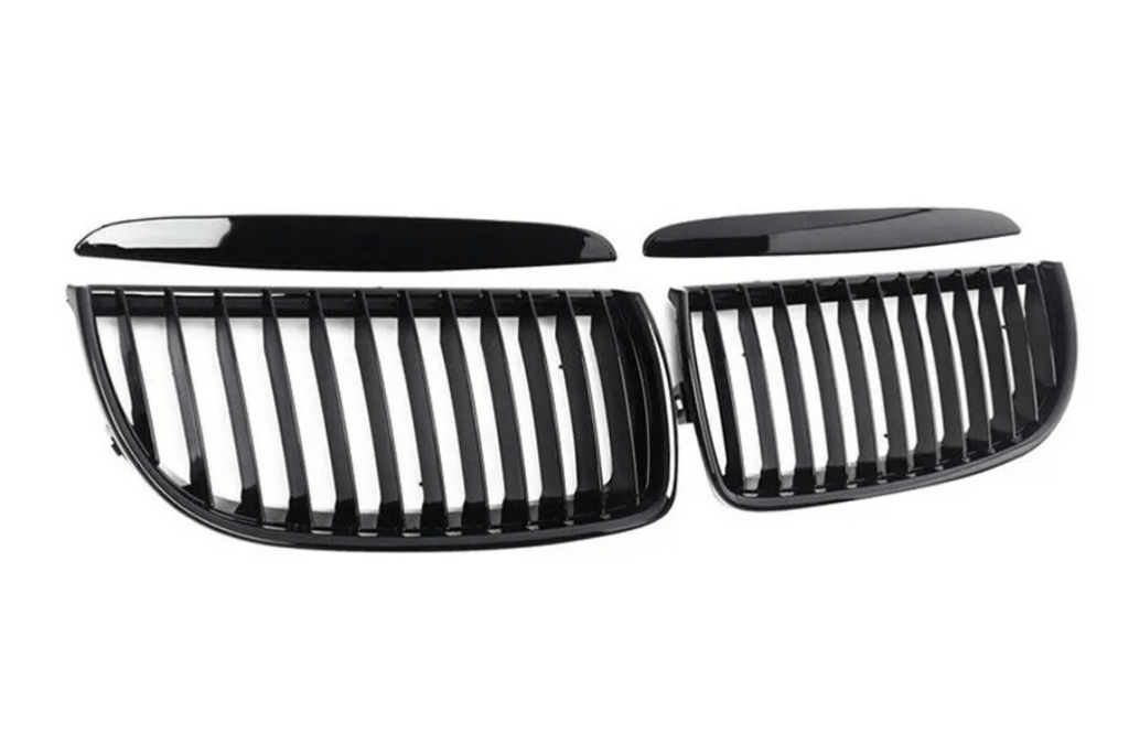 Black Front Kidney Grilles M3-look for BMW 3 Series E90 E91 (2006 to 2012)