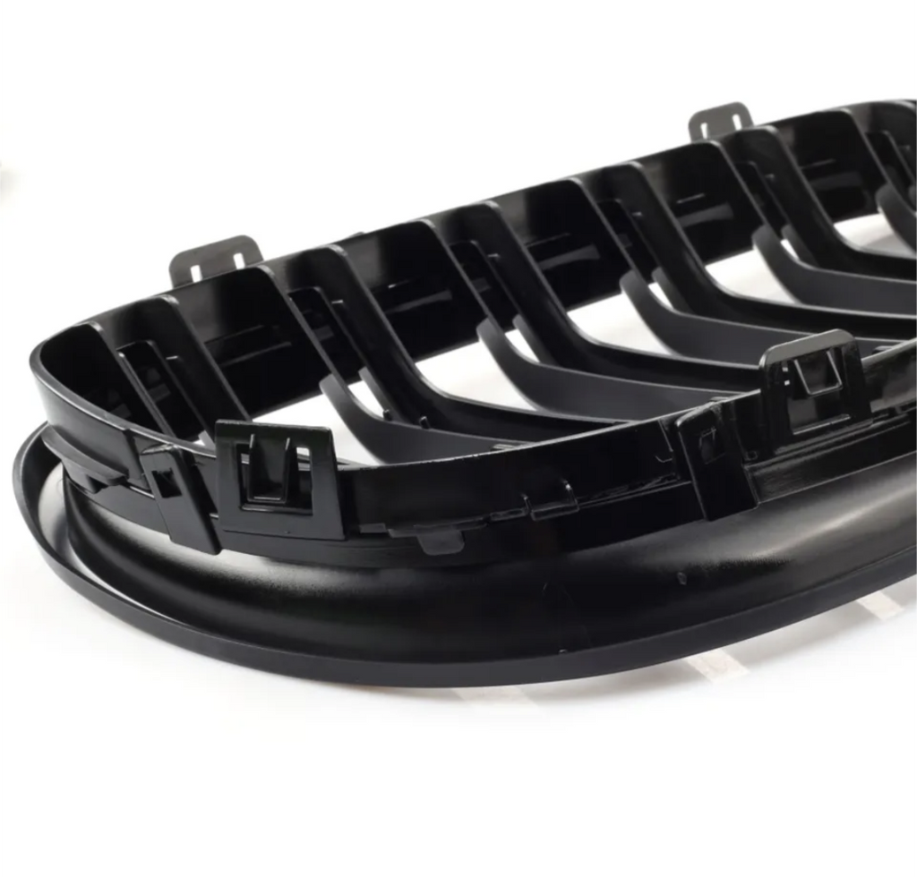 Black Front Kidney Grilles M3-look for BMW 3 Series E90 E91 (2006 to 2012)