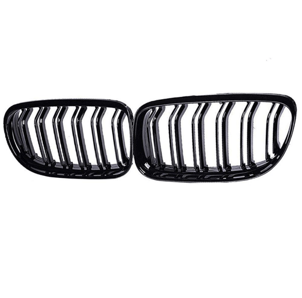 Black Front Kidney Grilles M3-look for BMW 3 Series E90 E91 (2006 to 2012)
