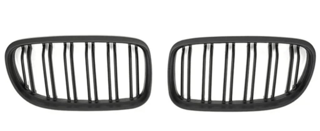 Black Front Kidney Grilles M3-look for BMW 3 Series E90 E91 (2006 to 2012)