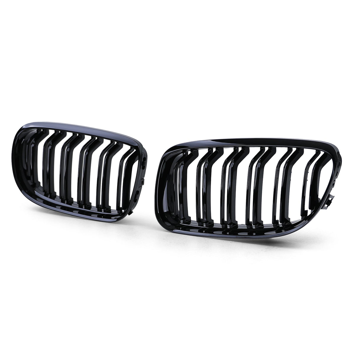 Black Front Kidney Grilles M3-look for BMW 3 Series E90 E91 (2006 to 2012)
