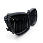 Black Front Kidney Grilles M3-look for BMW 3 Series E90 E91 (2006 to 2012)