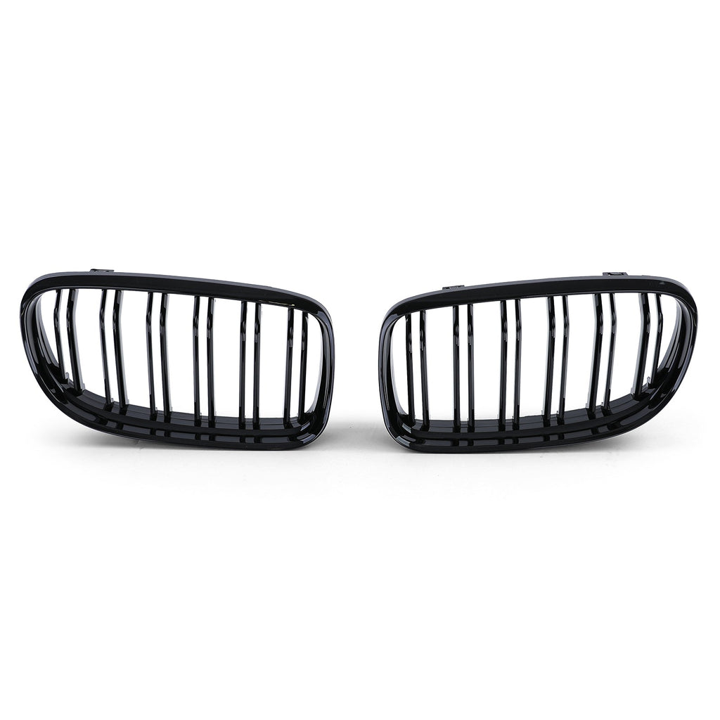 Black Front Kidney Grilles M3-look for BMW 3 Series E90 E91 (2006 to 2012)
