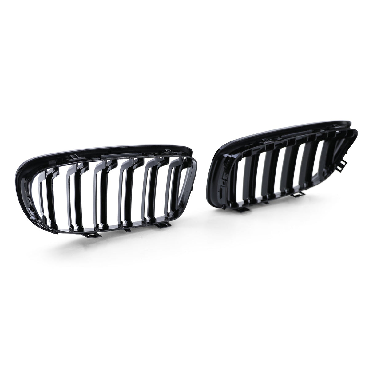 Black Front Kidney Grilles M3-look for BMW 3 Series E90 E91 (2006 to 2012)