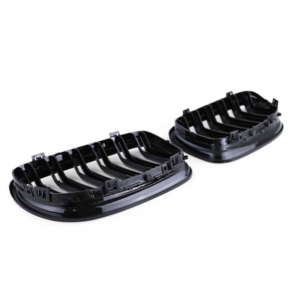 Black Front Kidney Grilles M3-look for BMW 3 Series E90 E91 (2006 to 2012)