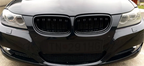 Black Front Kidney Grilles M3-look for BMW 3 Series E90 E91 (2006 to 2012)