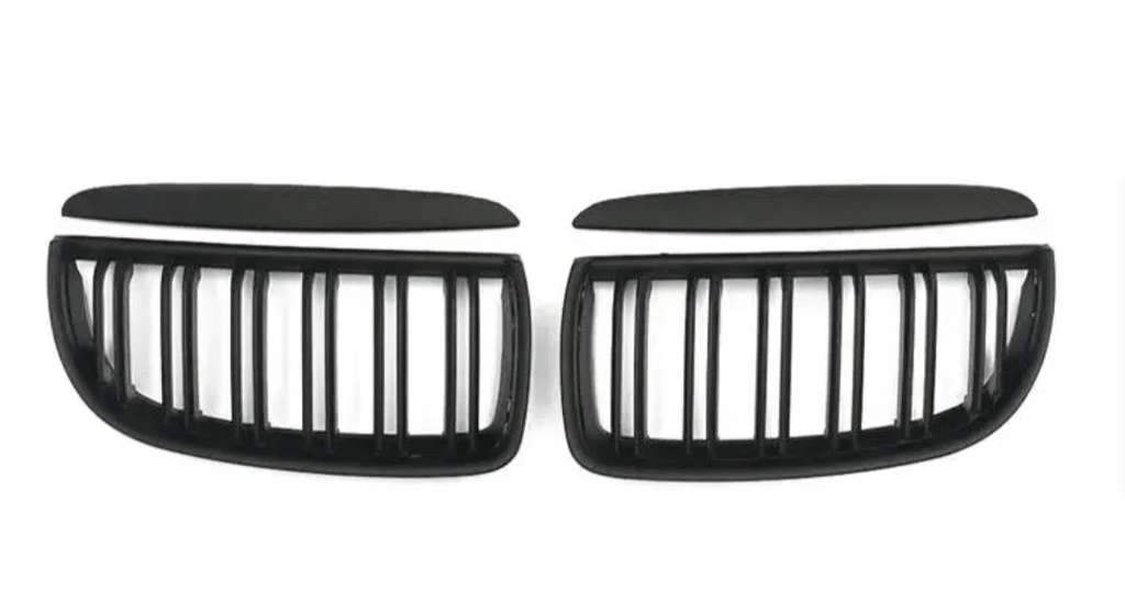 Black Front Kidney Grilles M3-look for BMW 3 Series E90 E91 (2006 to 2012)