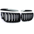 Black Front Kidney Grilles M3-look for BMW 3 Series E90 E91 (2006 to 2012)