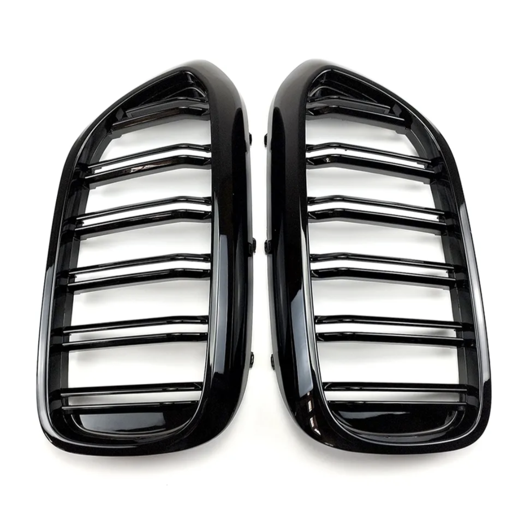 Black Front Kidney Grilles M5 Competition-look for BMW 5 Series G30 (2018 to 2023)